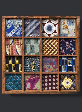 【X15】手打正装商务男领带休闲英伦复古格纹波点红色桑蚕丝结婚