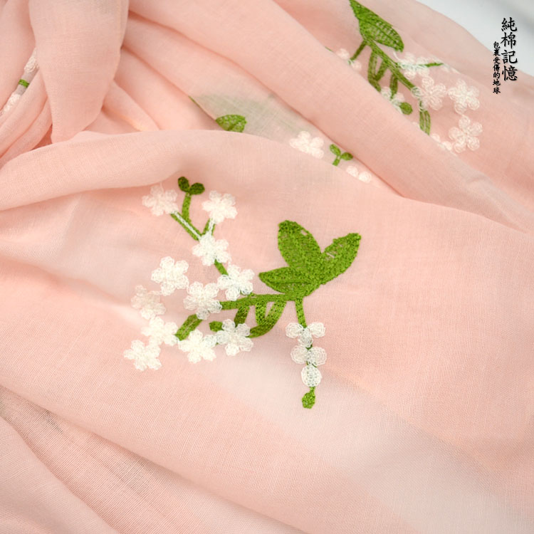 日系森女小清新做旧印花棉麻围巾披肩两用空调防晒百搭文艺范