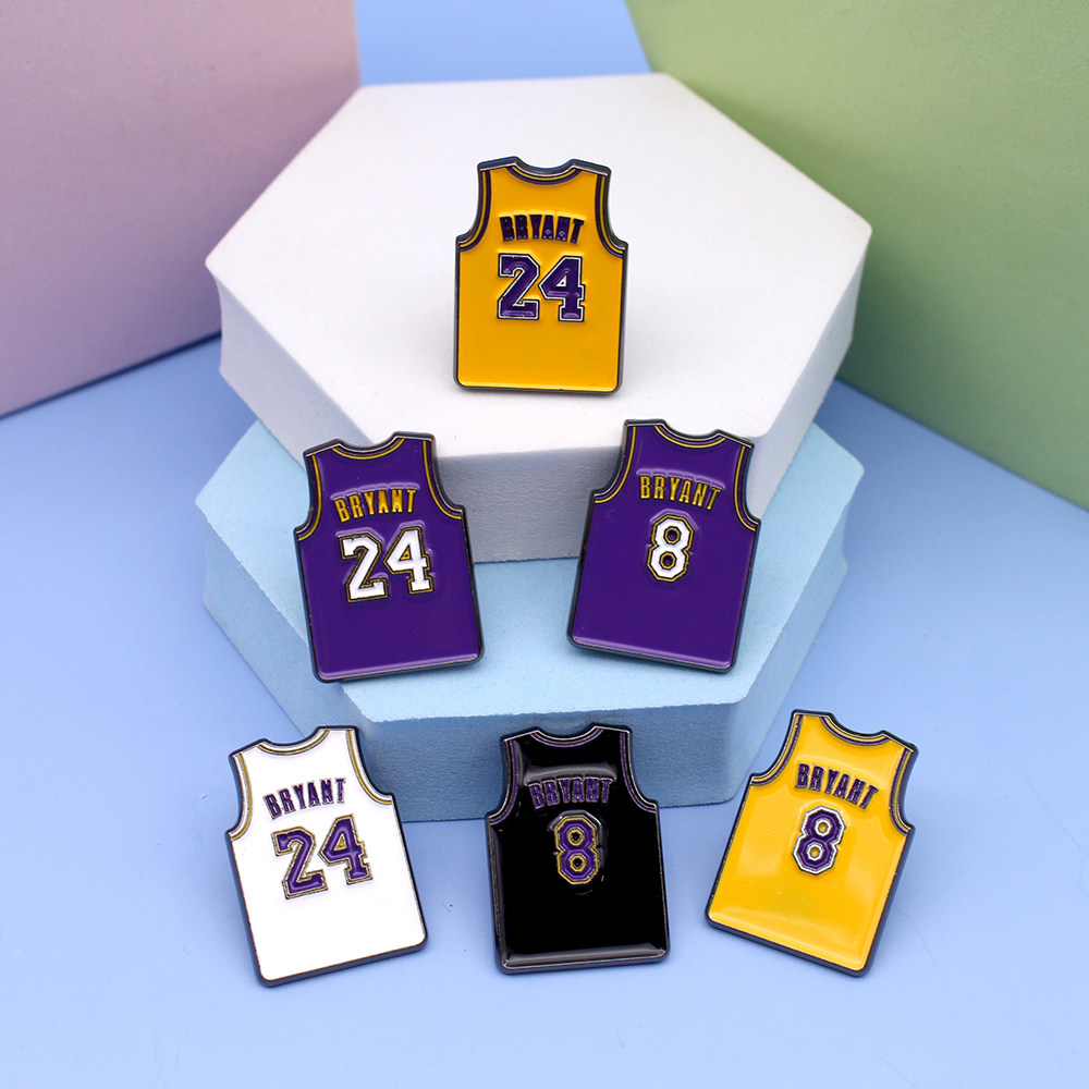 别针kobe纪念篮球科比布莱恩特NBA周边球星球鞋24号8号球衣明星胸