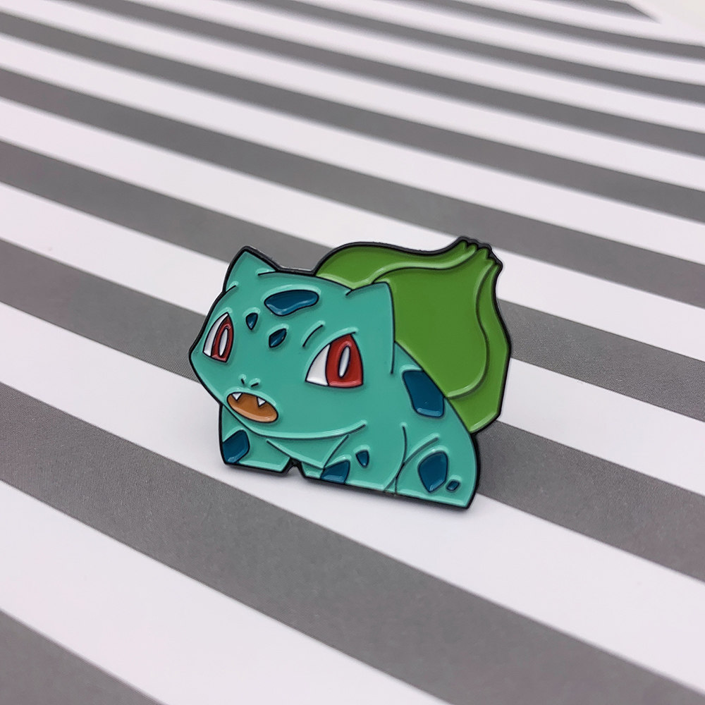 卡通t恤胸针神奇宝贝精灵宝可梦妙蛙种子口袋妖怪可爱金属小徽章