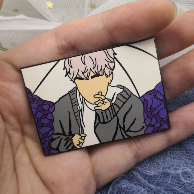 明星周边男团防弹少年团BTS朴智旻jimin金属徽章