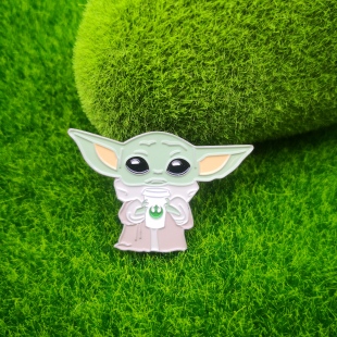 星球大战star wars周边儿童宝宝尤达宝宝珐琅胸针