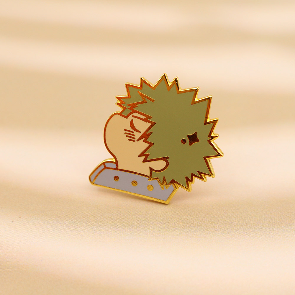 胸针别针个性日漫风我的英雄学院可爱绿谷出久收藏周边金属小徽章