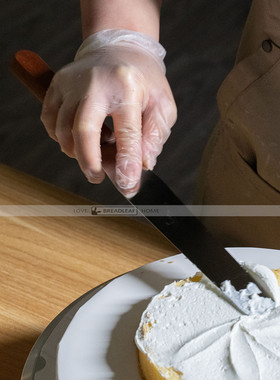 蛋糕卷抹平刀 10英寸木柄奶油抹刀 不锈钢蛋糕裱花刀