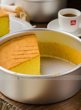 6英寸8英寸阳极活底蛋糕烤箱模具 圆形戚风模铝合金 有划痕有缝隙