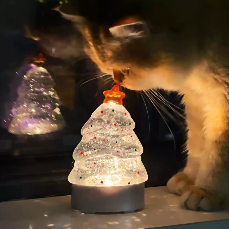 圣诞树小夜灯氛围灯桌面装饰品摆件卧室睡眠灯2025新款圣诞礼物