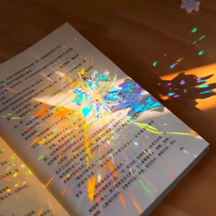 太阳捕手晶体石挂件阳光捕捉器折射棱镜立方体丁达尔效应桌面摆件