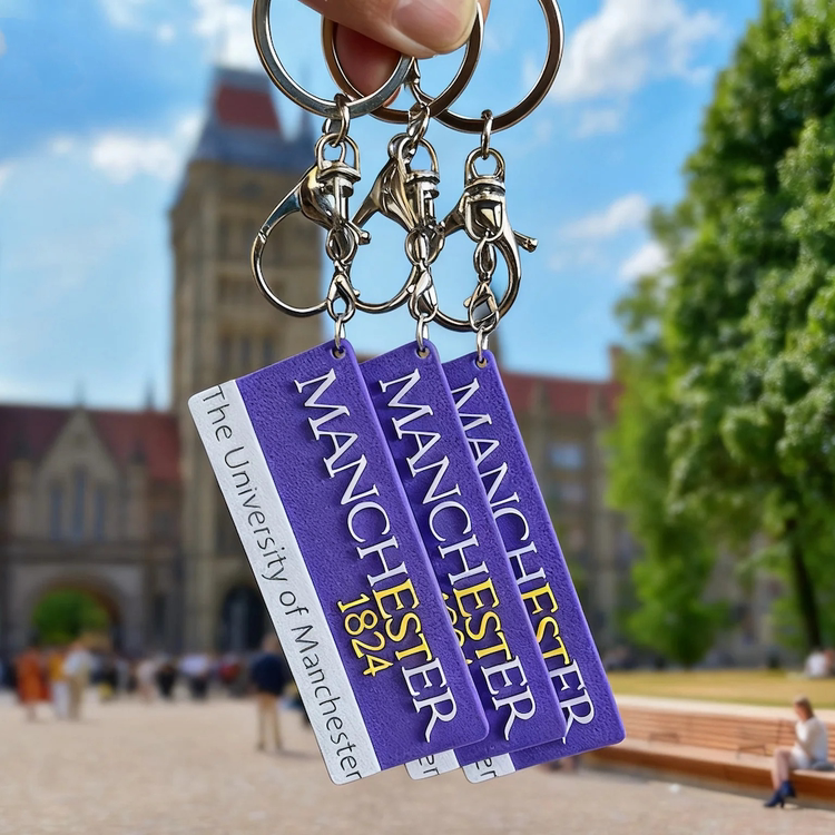 英国曼彻斯特大学校徽钥匙扣