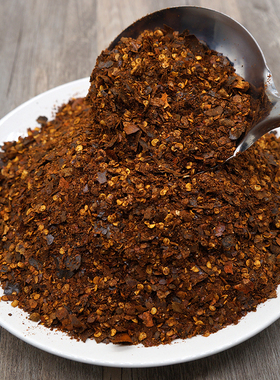 贵州特产糊辣椒粉遵义虾子糊辣椒面500g辣椒面柴火炒制胡海椒面