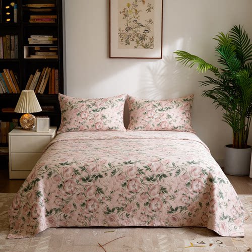 超重磅加厚印花丝棉床单