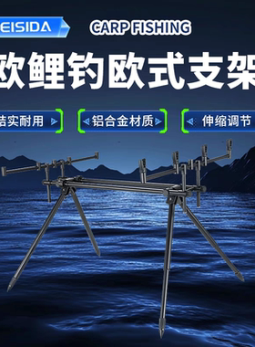 FEISIDA S3 欧鲤支架 远投支架欧式钓鱼支架CARP支架二头三头五头