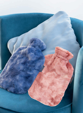 新品德国进口 Fashy 原装毛绒外套大号热水袋冲水暖宫暖水袋67435