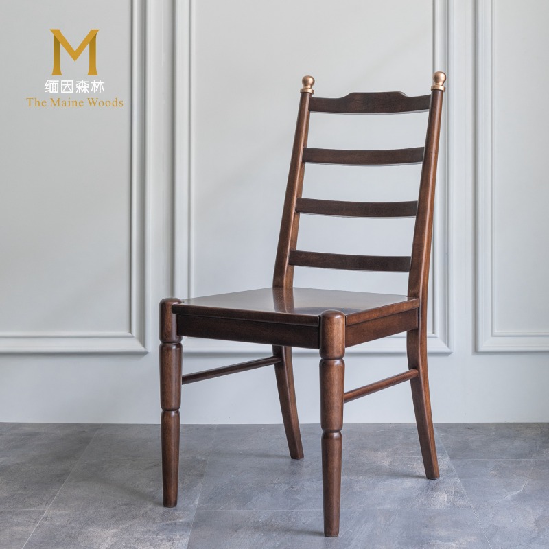 【特惠清仓】5折 全原木餐椅丨现货全新丨钢琴师餐椅