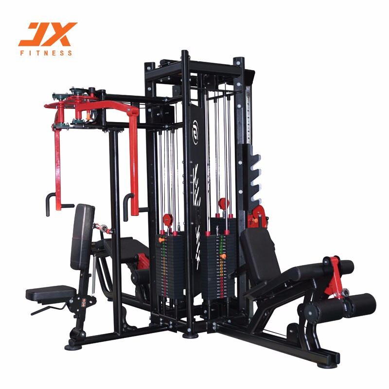 军霞JX-3049四方位综合训练器商用四人站健身房运动锻炼训练器械