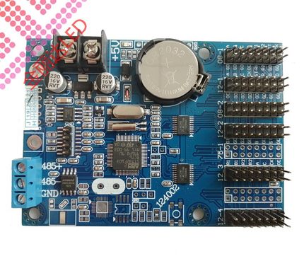 支持MODBUS协议LED屏工业电子看板二次开发控制卡可组态软件或PLC