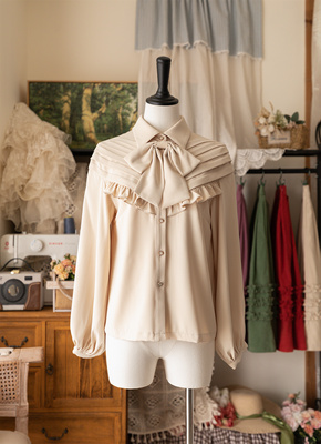 森林衣橱原创百搭衬衣复古优雅