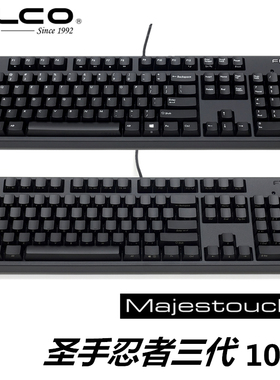 FILCO斐尔可圣手忍者三代104键机械键盘奶酪绿电竞游戏办公樱桃轴