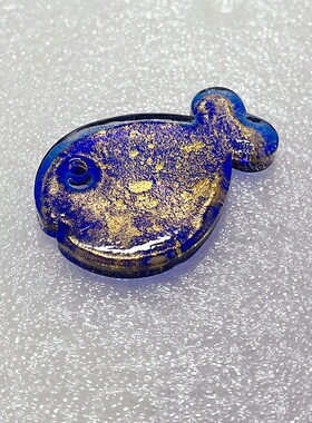 A2孤品项坠 圆形方形几何琉璃项链挂坠吊坠diy挂件手工材料新中式