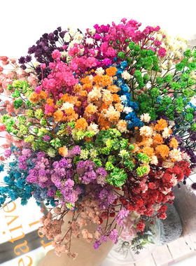 永生花大头满天星百万星干花花束