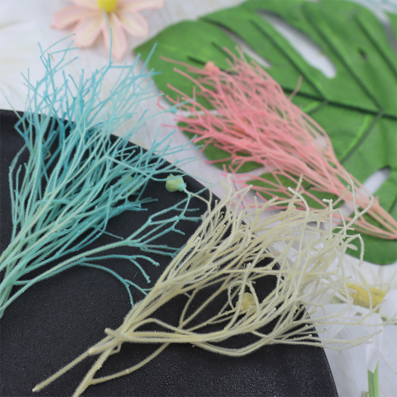 梦幻草永生花保鲜花国产配草拍摄道具DIY插花束礼盒婚礼布置材料
