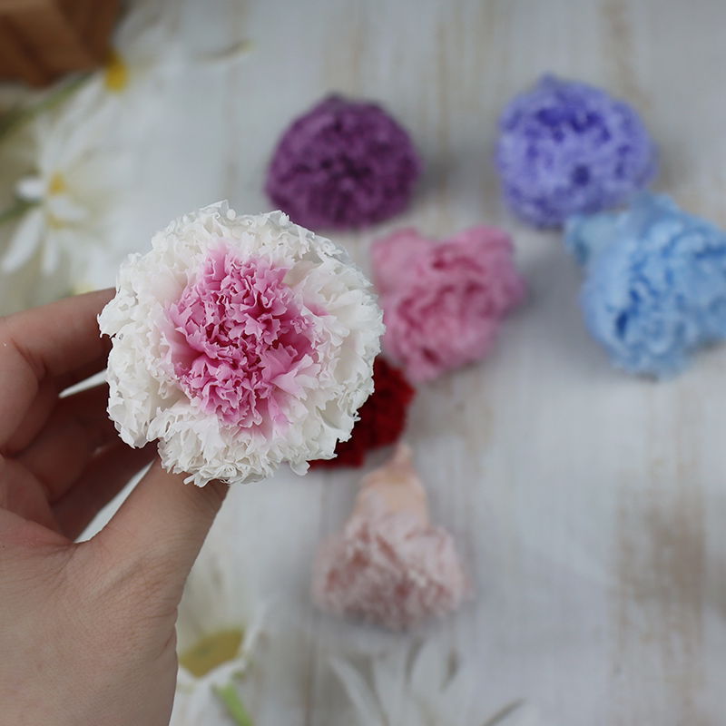 永生花康乃馨教师节礼盒手工DIY图片