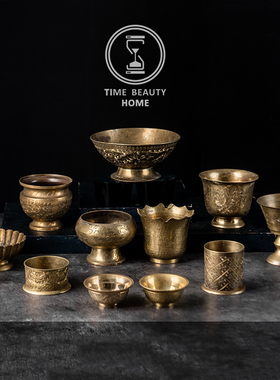 欧美黄铜壁挂西洋古董