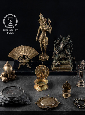 时光美器黄铜佛系摆件