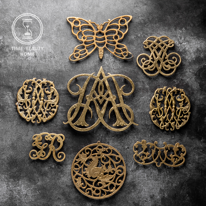 欧美黄铜隔热垫软装西洋古董