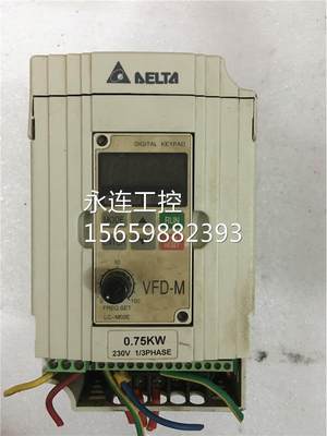 #VFD007M21A 原装拆机台达变频器 230V 0.75KW 实物拍摄询价