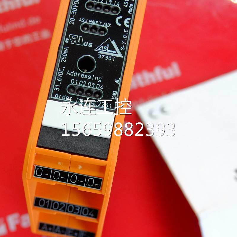 ifm ac2251 易福门全新as-i从站模块 smartl25 4di 4do t c询价
