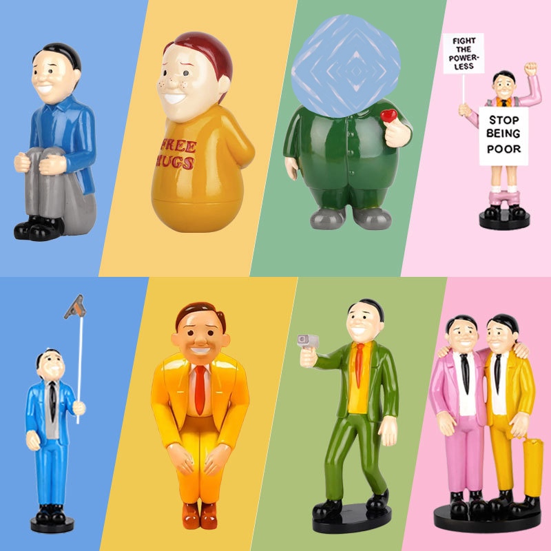joan同款潮玩卡通人偶西班牙艺术家新作树脂公仔动漫玩偶装饰摆件