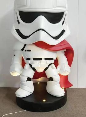 黑武士白武士雕塑摆件卫兵