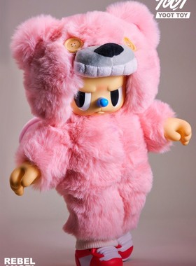 YOOT TOY叛逆小丑暴力熊潮玩关节毛绒公仔手办玩具摆件卡通可爱