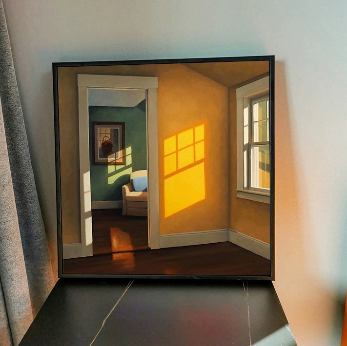 jim holland艺术画《无人的空间》小众治愈卧室床头装饰挂画北欧