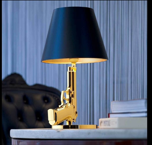 lounge table潮流摆件 lamp 客厅卧室AK47落地枪台灯gun