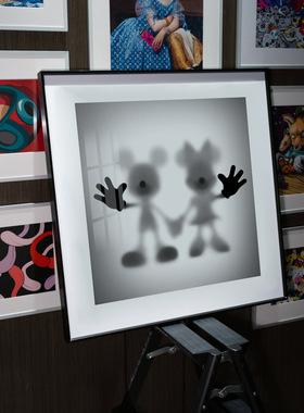 消失的米奇潮流潮牌挂画客厅墙面装饰画别墅卧玄关版画室床头