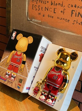 bearbrick 400%28cm暴力熊儿童雕塑摆件网红阿耨手办i乔丹篮球
