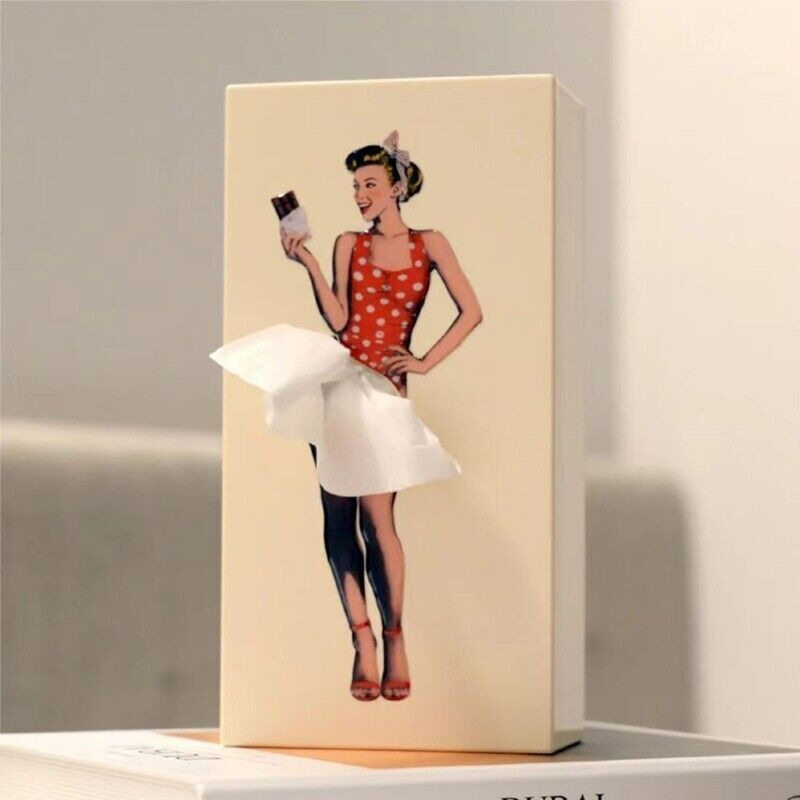 跨境新品 蓬裙玛丽莲梦露蓬裙少女脸抽纸盒卡通动漫少女纸巾盒,橡塑材料及制品,塑料盒/塑料箱/塑料柜,淘宝优惠券,粉丝福利购,淘宝优惠卷