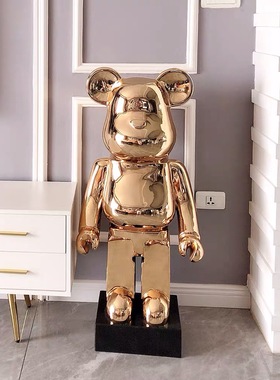 暴力熊橱窗兔子卡通公仔软装饰品