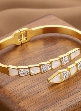 【悟空粉丝专享】小众设计师款弹簧蛇尾手镯B020