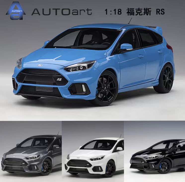 奥拓Autoart 1:18 福特福克斯 Focus RS仿真汽车模型礼品收藏新品