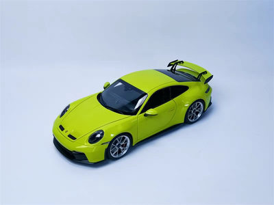 NOREV原厂 诺威尔 1:18保时捷911 992 GT3 跑车合金汽车模型