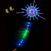 7平光芒万丈 星光 风筝灯厂 夜光风筝 北京风筝