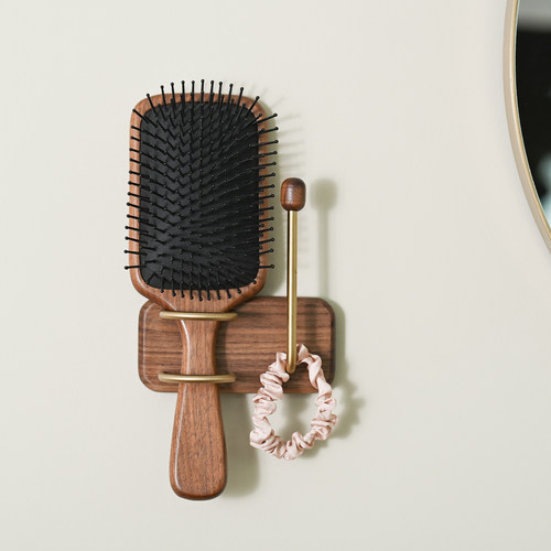 素风发圈梳子置物架头绳收纳神器