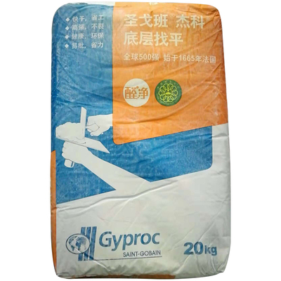 圣戈班杰普乐底层找平腻子  找平剂 石膏墙面找平腻子粉20kg