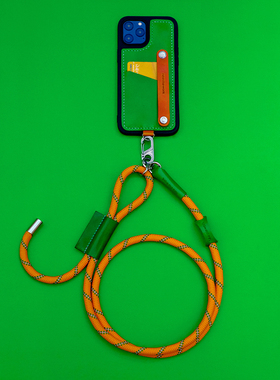 两针一线适用苹果16promax新款手机壳插卡斜挎可背iPhone15pro高级感保护套真皮支架挂绳14pro解放双手外壳套