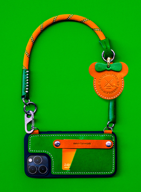 两针一线适用苹果16promax手机壳新款斜挎真皮挂绳iphone15外壳明星同款周迅赵小童苹果14pro防摔壳保护套