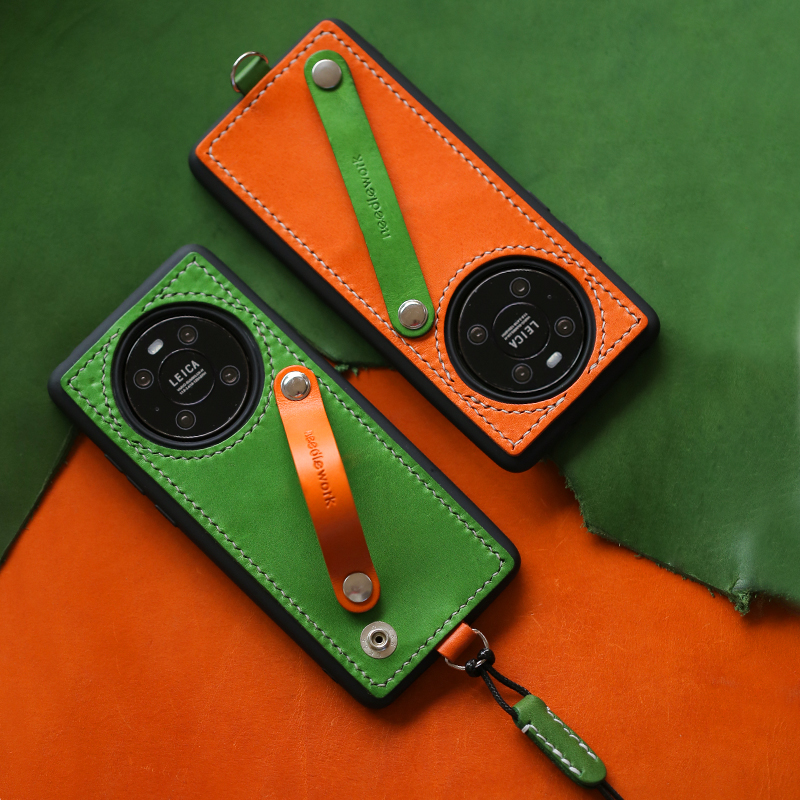 挂绳真皮华为支架mate40系列