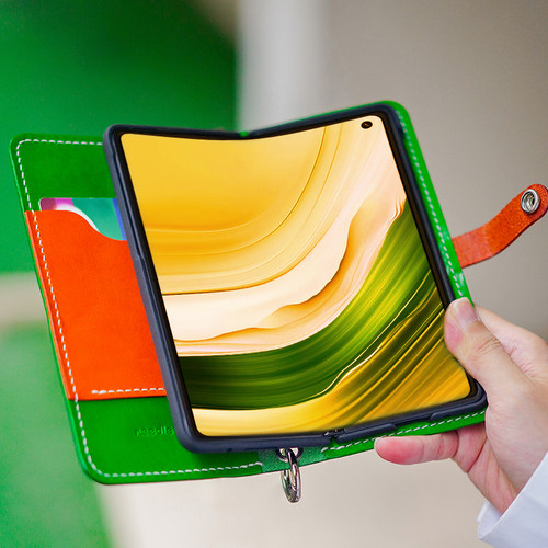 可折叠真皮手机皮套vivoXfold5
