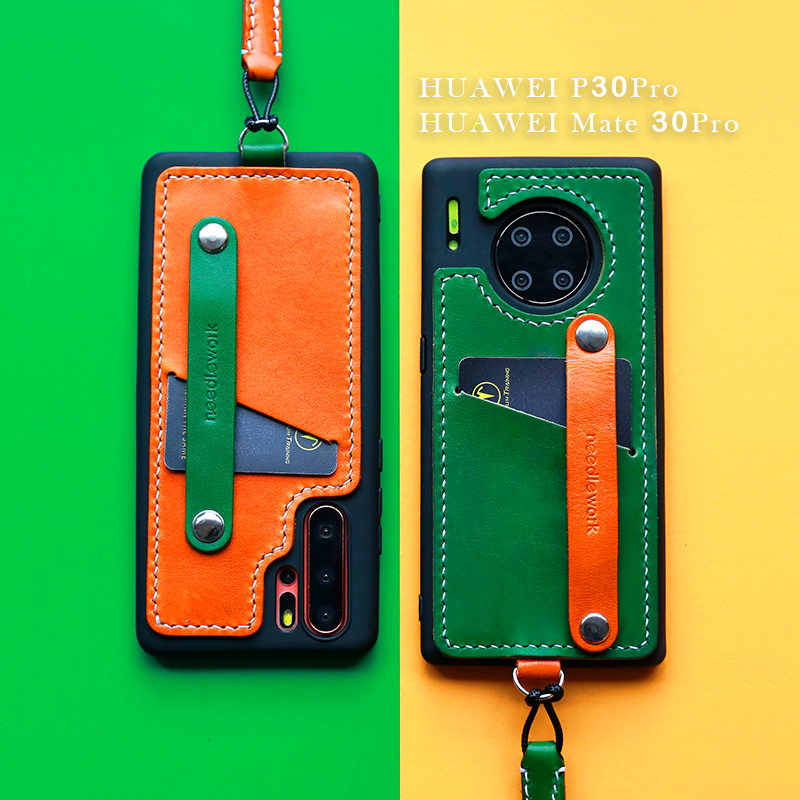 两针一线适用于华为mate30pro曲面屏/p30pro/mate20手机壳挂绳